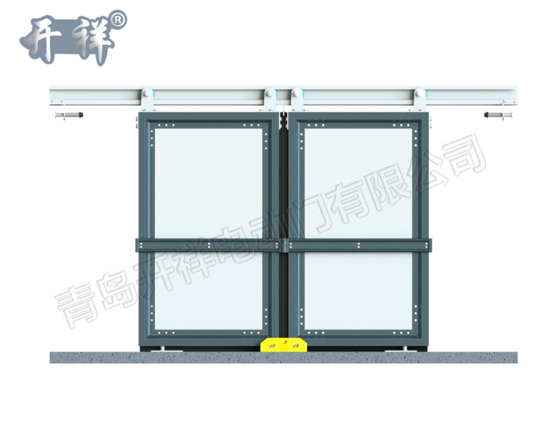青島50系列鋁合金推拉門（正面）